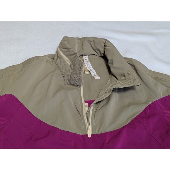 LULULEMON‎ EVERGREEN ANORAK Women's Jacket Sz 6 Prosecco/Ripened Raspberry - Picture 2 of 15